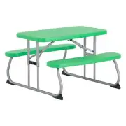 Lifetime Picnic Table 35.4" Steel and Resin With UV Protected Rectangle Green