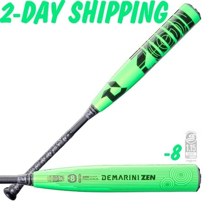 2026 DeMarini ZEN USSSA 30" / 22 oz Composite Travel Baseball Bat | FAST SHIP