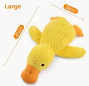 Large Plush Sleeping Duck Dog Toy – Bite-Resistant, Squeaky & Soothing for Pets
