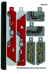 LEGO Sticker Sheet Only from Ant-Man and the Wasp 76109 Quantum Realm Explorers