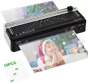 Laminator, Laminator A4 70 Seconds Fast Warming Laminating Machines with Pape...