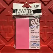 Ultra Pro 60 PINK PRO-MATTE Small Size Deck Protector NEW Gaming Card Sleeves