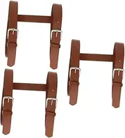 2pcs Blanket Straps Picnic Blanket Outdoor+rugs Blanket Binding Belt Outdoor Area Rug Picnic Mats Outdoor Bedrolls Camping Outdoor Carpets Travel Mat Adjustable Pu Leather Fitness