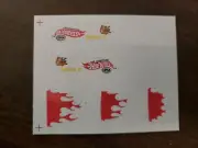 Hot Wheels Cipsa Mexico Mexican Mongoose II 2 Funny Car Sticker sheet set