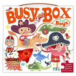 BUSY BOX FOR BOYS BOOK & JIGSAW SETS(盒裝)/STEPHANIE HINTON【禮筑外文書店】