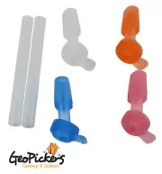 Camelbak Eddy Kids Bottle Replacement Bite Valve 4 Pack Clear Purple Pink Orange