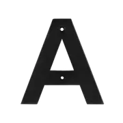 Sandleford 85mm Black Victoria Letter A