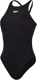 [Speedo] Women's End+ V Back (Longer Body) Swimsuit | Athletic Fit | Swim Fitness Swimsuit (Pack of 1)