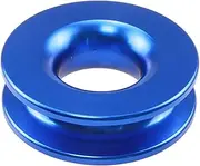 Aluminum Alloy Recovery Ring Snatch-Ring Block-Snatch Pulley Fit for Trailer Off-Road ATV UTV SUV 41,000lbs Winch Rope Hand Tool Accessories(Blue)