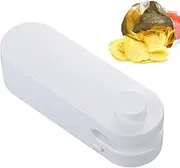 LeoLeozz Heat Sealing Machine Small, Rechargeable Bag Resealer, Portable Resealer, 2 in 1 Heat Sealing Machine with Cutter for Food Storage
