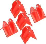 BESPORTBLE Pack Rope Edge Protectors Sturdy Climbing Rope Protectors Red for Downhill Mountaineering and High-Altitude Work