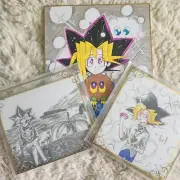 ☆ Yu-gi-oh Yami Yugi & Muto Yugi Shikishi Message Boards Original Anime Art OOAK