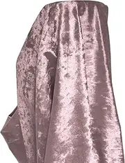 A-Express Premium Glitz Soft Crushed Velvet Fabric Material Curtains Cushion Dressmaking Upholstery 140cm Wide with Backing - Half Metre 50cm x 140cm Light Pink