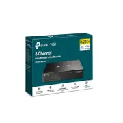 TP-Link VIGI NVR1008H-8MP 8 Channel PoE Network Video Recorder, 24/7 Continuous Recording,4K HDMI Video Output & 16MP Decoding Capacity (LD)