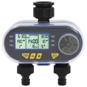 Automatic Digital Water Timer with Dual Outlet for Garden Irrigation 48039