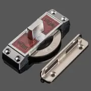 1x Stainless Steel Door Latch Buckle Safety Right Angle Sliding Door Lock New