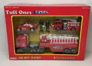Remco - Tuff Ones Steel - Fire Department Playset #11036 - New in Box