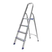4 Steps Multi-Purpose Folding Ladder Aluminium Light Weight Non Slip Platform