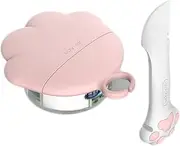 CUITIBI Dog and Cat Food Can Lids, Pet Food Spoon, Can Opener Set With Cover, Manual Can Opener (White)