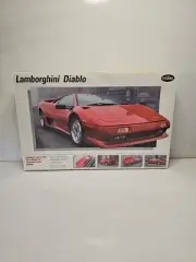 Testors Lamborghini Diablo 1:24 Car Model Kit #235 - UNASSEMBLED FACTORY SEALED
