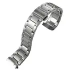 Curved End Metal Watchband Fit For Omega Seamaster AT150 Aqua Terra Watch Strap