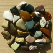 29 Stones Crystals Minerals Mixed Colorful Polished Rocks Natural Colors 1LB Lot