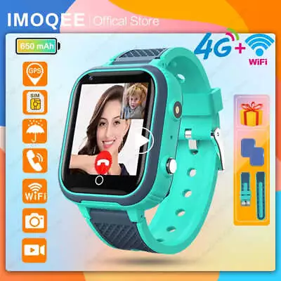 Kids 4G GPS Smartwatch Waterproof Video Call Tracker