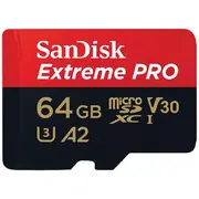 SanDisk 64GB Extreme Pro microSDXC Memory Card