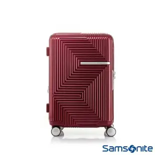 【Samsonite 新秀麗】20吋AZIO防盜拉鍊PC可擴充飛機輪登機箱/行李箱(多色可選)