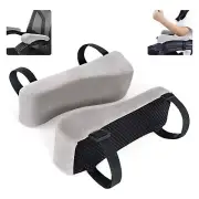Memory Foam Arm Rest Office Chair Armrest Pads and Elevated Sloped Armrest - ...