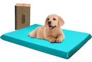 Gel Memory Foam Pet Bed XL Pillow Waterproof Washable Case for Large Dog Peacock