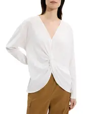 Theory Relaxed Twist Front Top
