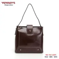 在飛比找PChome24h購物優惠-【vensers】牛皮潮流個性斜肩背包(NL1083903咖