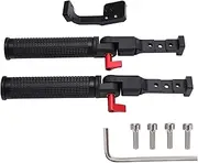 Handle Grip for RS2 Gimbal Stabilizer, Aluminum Alloy Material with Rubber Cover, 1/4 Inch Screw Hole and Cold Shoe Mount, Pot Lifting and Handheld Use, for Surround