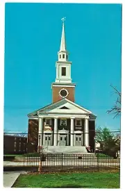 Williston Chapel, Easthampton, Massachusetts c1960s Unused Postcard