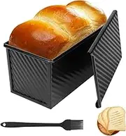 Bread Baking Mould with Lid - Toast Bread Baking Mould High, Non-Stick Bread Mould Loaf Tin, Bread Baking Accessories, Heat Resistant up to 250 °C, Bread Pot for Baking, Toast Bread Mould for Baking