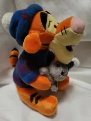 Tigger w/ baby seal USA Disney collectible bean bag plush beanie mbbp beanie