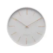 One Six Eight London MAYA 30cm White Silent Wall Clock