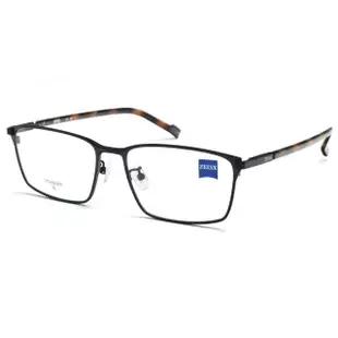 【ZEISS 蔡司】方框光學眼鏡(黑 琥珀#ZS22118LB 001)