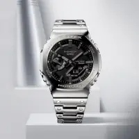 在飛比找momo購物網優惠-【CASIO 卡西歐】G-SHOCK 八角農家橡樹 全金屬版