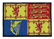 Royal Standard Of Scotland Embroidered Sew or Iron on Patch (A)