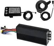 Three Mode Ebike Sine Wave Controller 36V/48V/52V 40A with S866 LCD Display SM Connector for 2000W Ebike