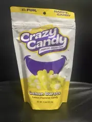 Andersen's Crazy Candy Freeze Dried Lemon Bursts 3.3oz Flavored Snack Citrus