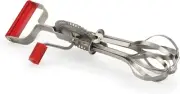 International (BEATR-RD) Handheld Vintage Inspired Egg Beater, 18/8 Stainless ..