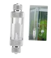 Aquarium CO2 Bubble Counter with Built-in Check Valve for CO2 double-head