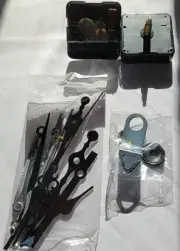 Clock Movement Kit with Silent Operation - DIY Clock Repair Black