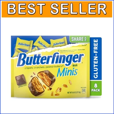 Individually Wrapped Mini Chocolatey Peanut Butter Bars - Perfect for Sharing