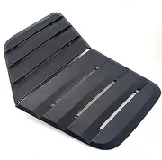 1 Pair Matte Black Hood Vent Heat Extractors Cover Compatible With 2018-2021 Ford Mustang 422083