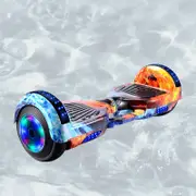 Ice & Fire 2025 New Hoverboard Scooter Bluetooth Speaker LED Self Balancing Scooter Sports