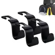 Car Seat Headrest Hook 4 Pack Hanger Storage Organizer Universal for Handbag ...